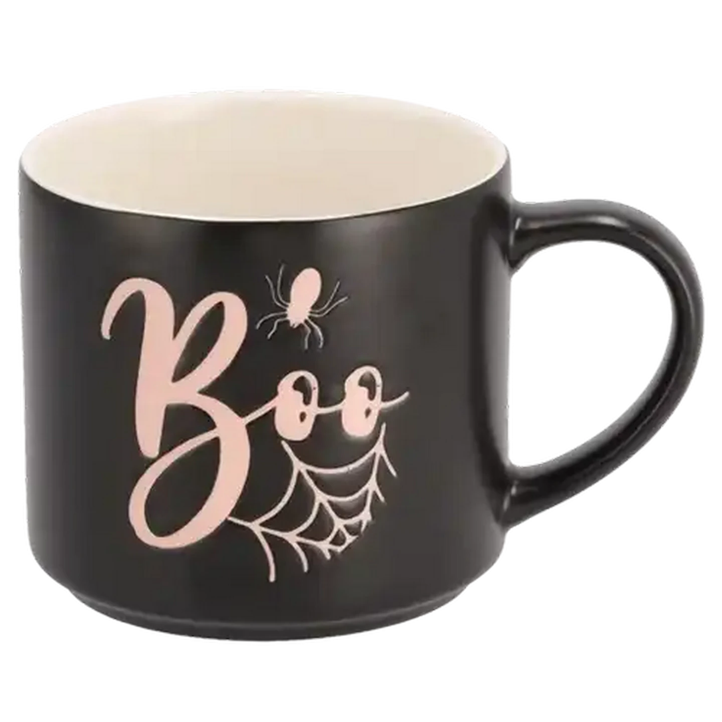 Image of Boo Pink & Black Coffee Mug 470ml