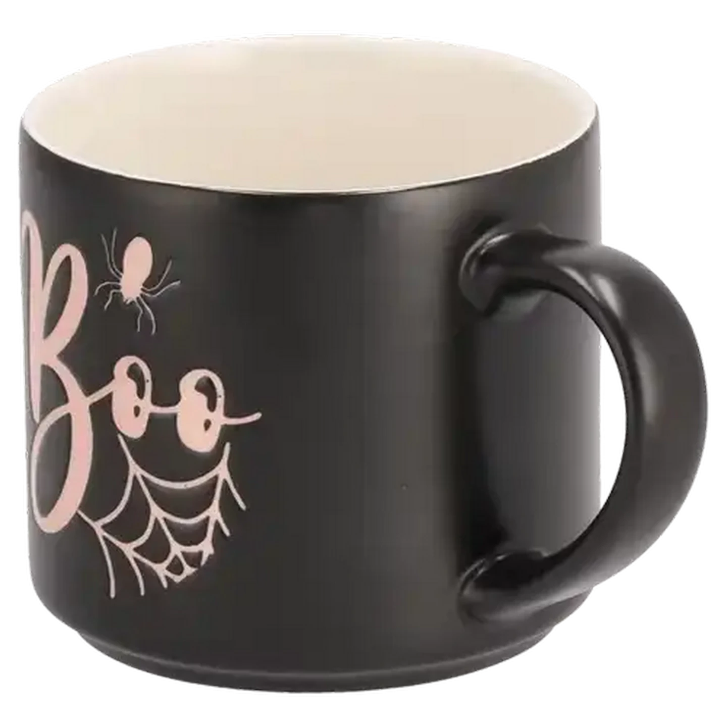 Image of Boo Pink & Black Coffee Mug 470ml