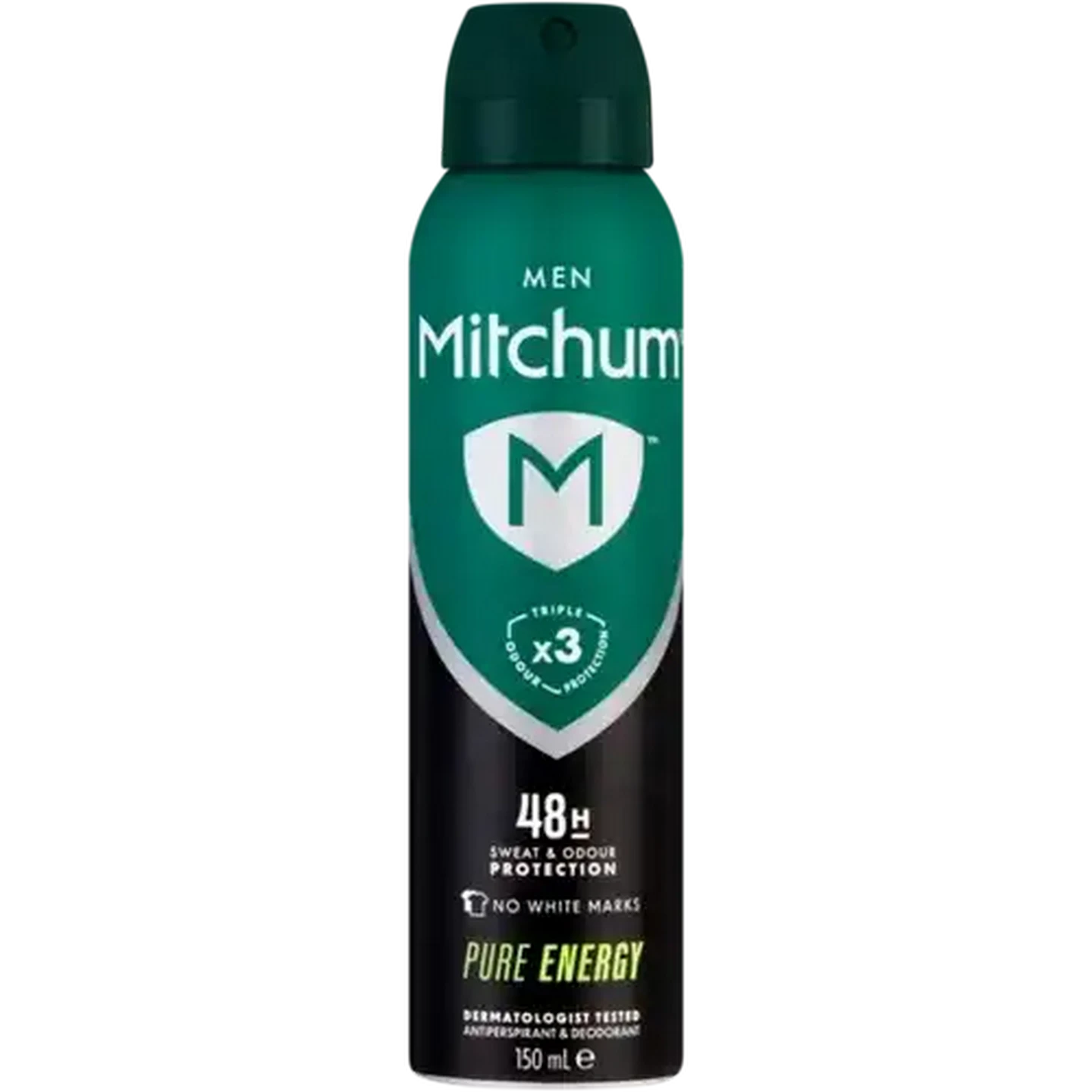 Image of Mitchum Men Pure Energy Invisible Antiperspirant & Deodorant Spray 150ml