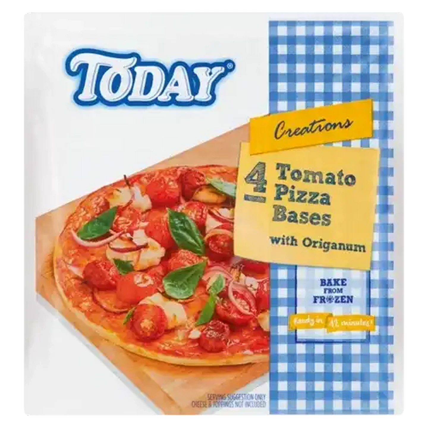 Image of Today Frozen Tomato Pizza Bases 4 Pack