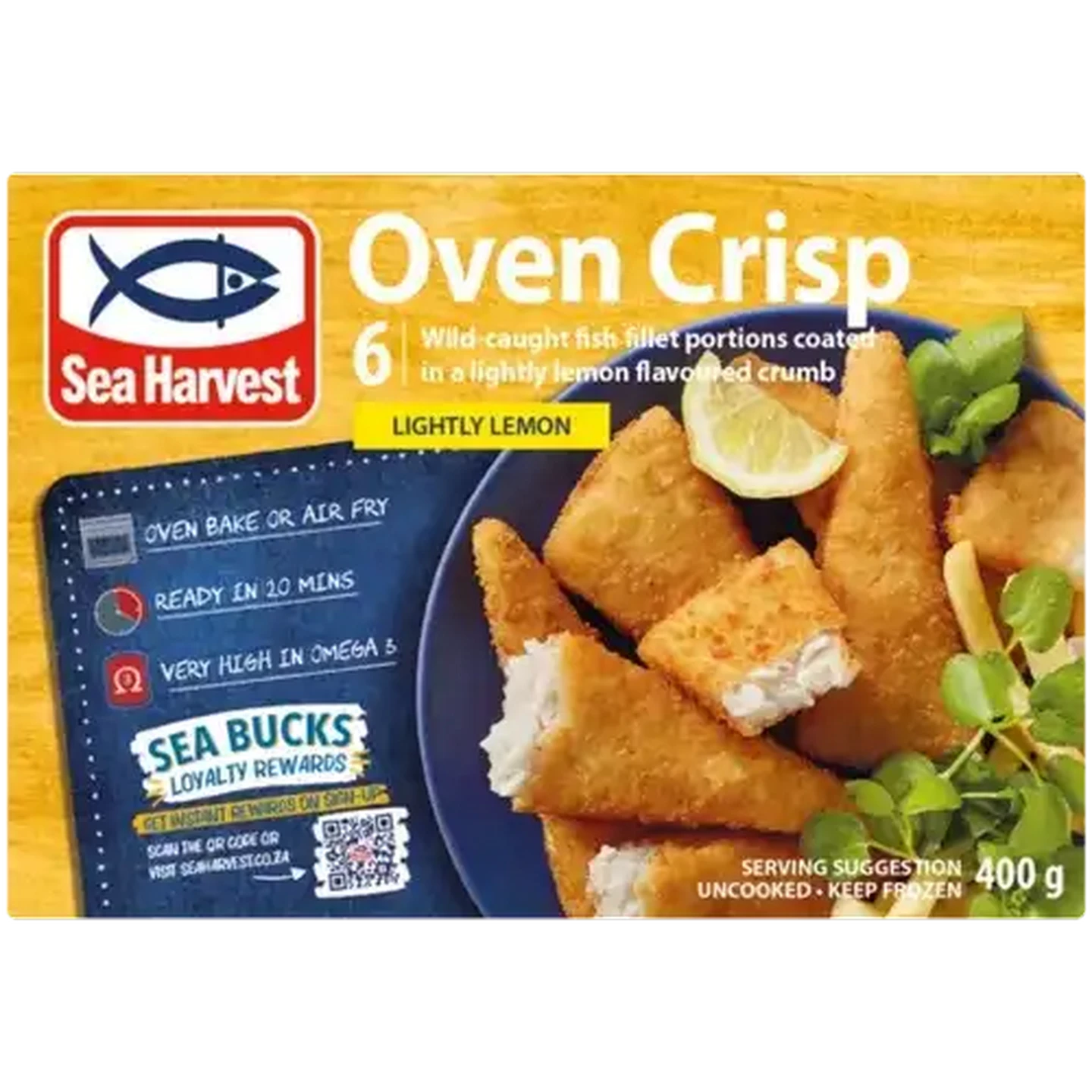 Checkers Sixty60 | Sea Harvest Oven Crisp Lightly Lemon Frozen