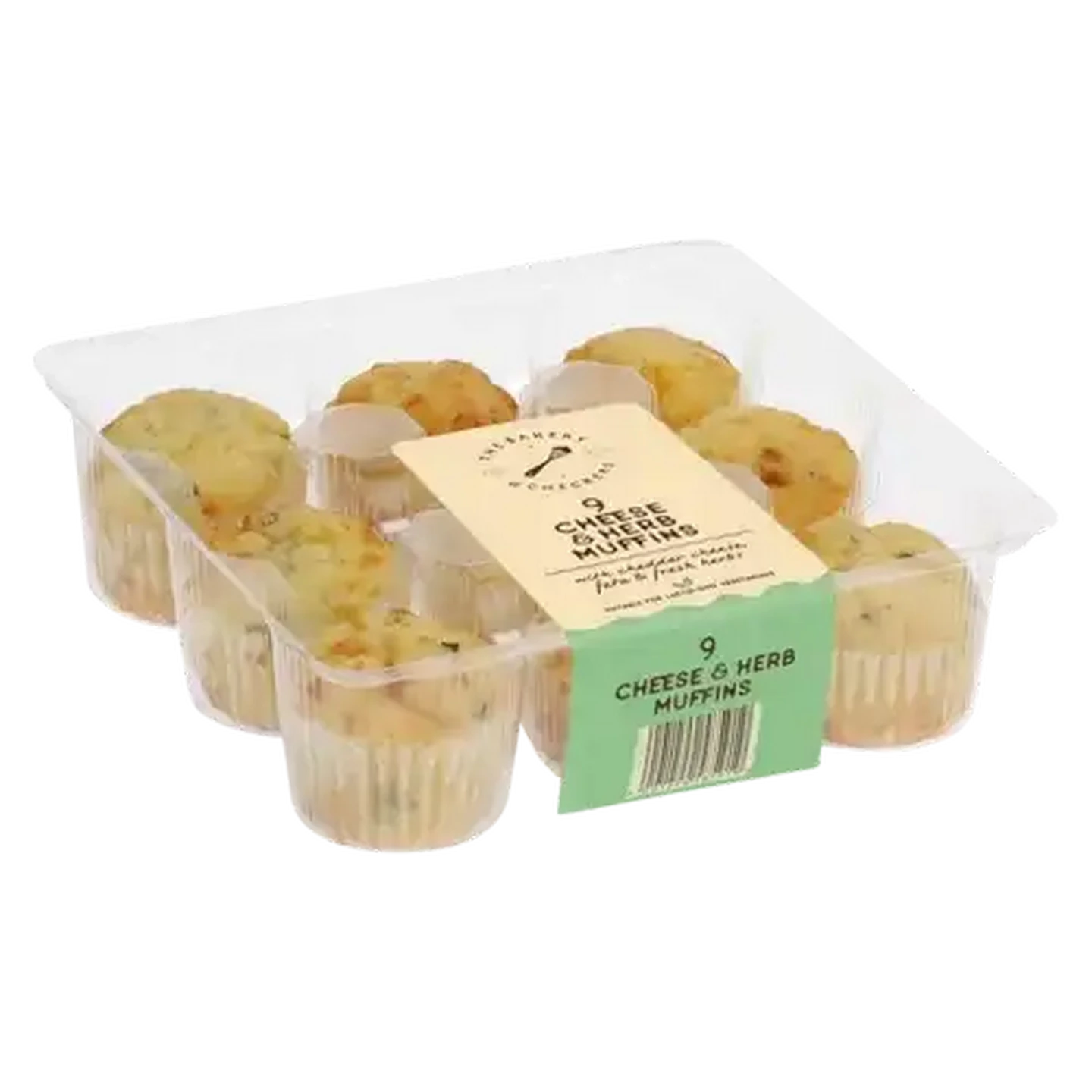 Image of The Bakery Cheese & Herb Muffins 9 Pack