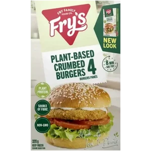 Checkers Sixty60 | Fry's Frozen Plant-Based Crumbed Burgers 320g