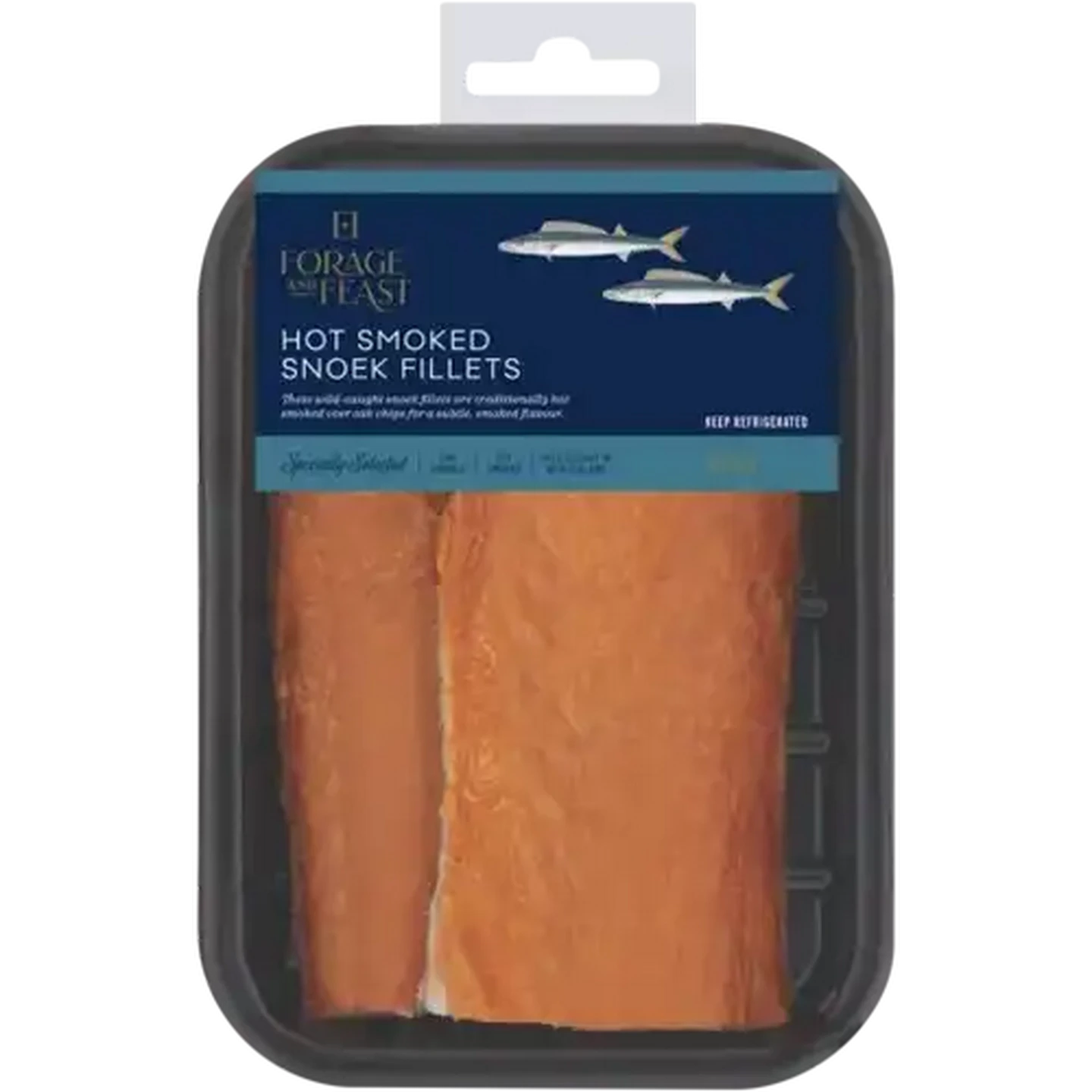 Image of Forage And Feast Hot Smoked Snoek Fillets 200g
