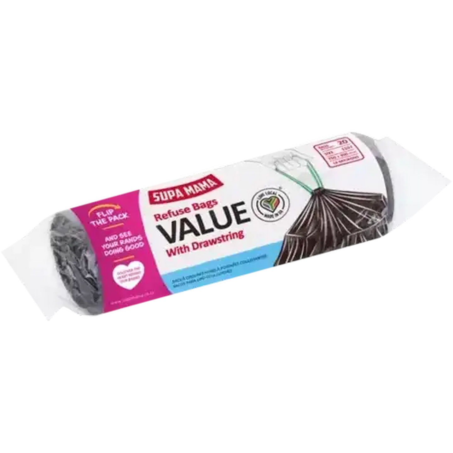 Checkers Sixty60 | Supa Mama Value Refuse Bags with Drawstring 20
