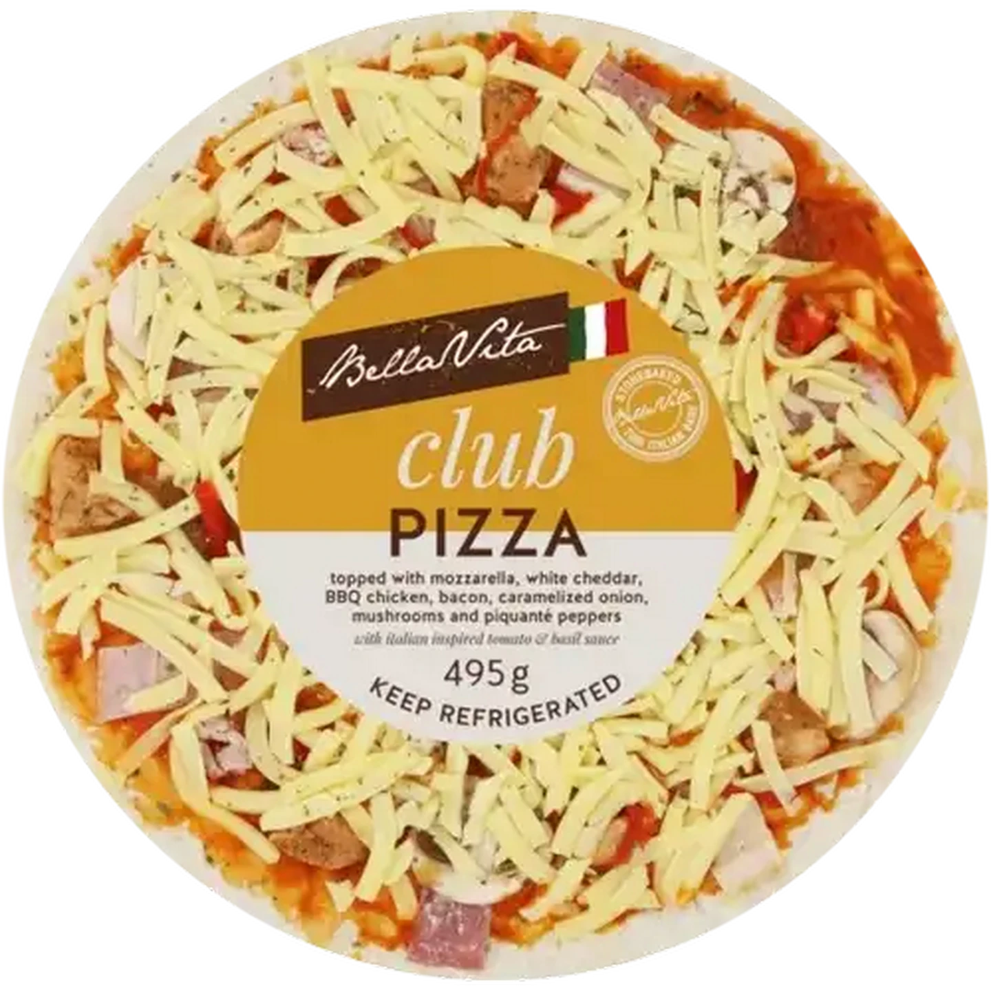 Checkers Sixty60 | Bella Vita Club Pizza 495g