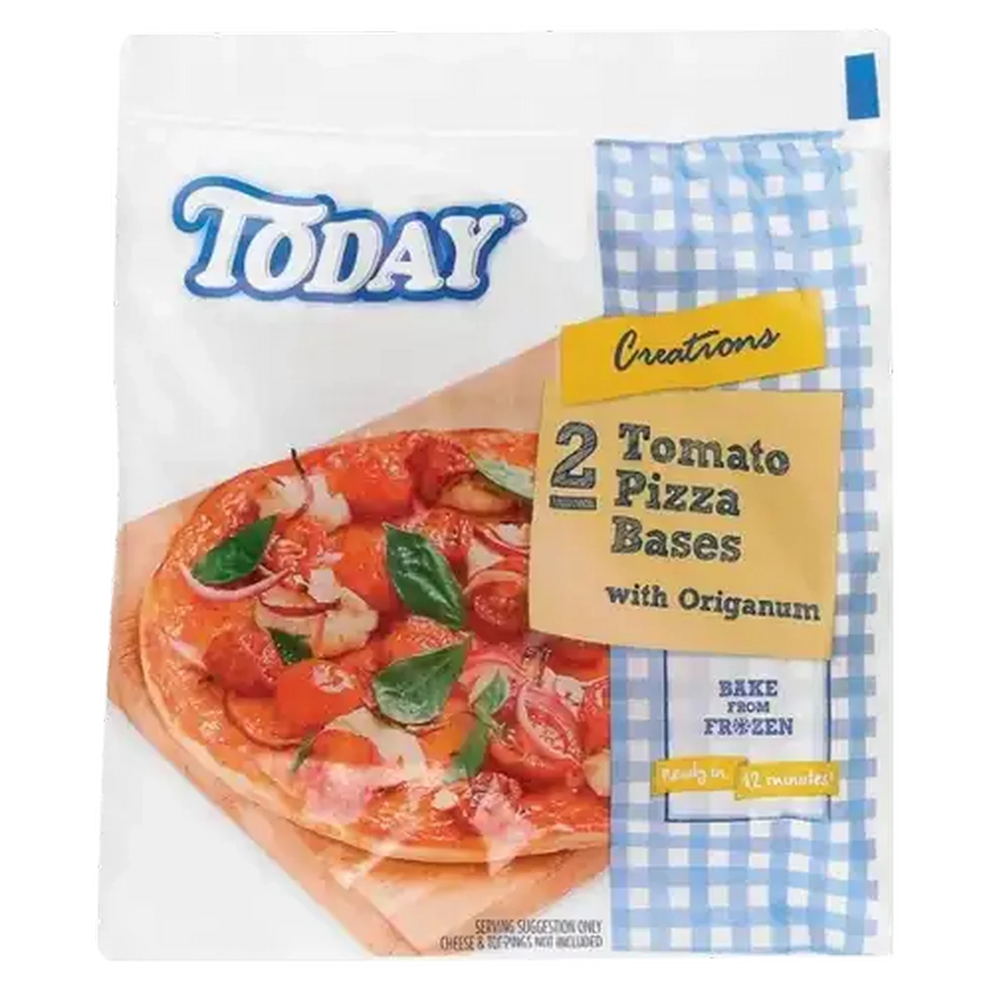 Image of Today Frozen Tomato Pizza Bases 450g
