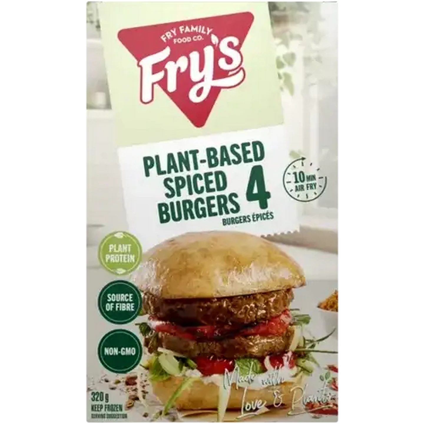 Checkers Sixty60 | Fry's Frozen Plant-Based Spiced Burgers 320g