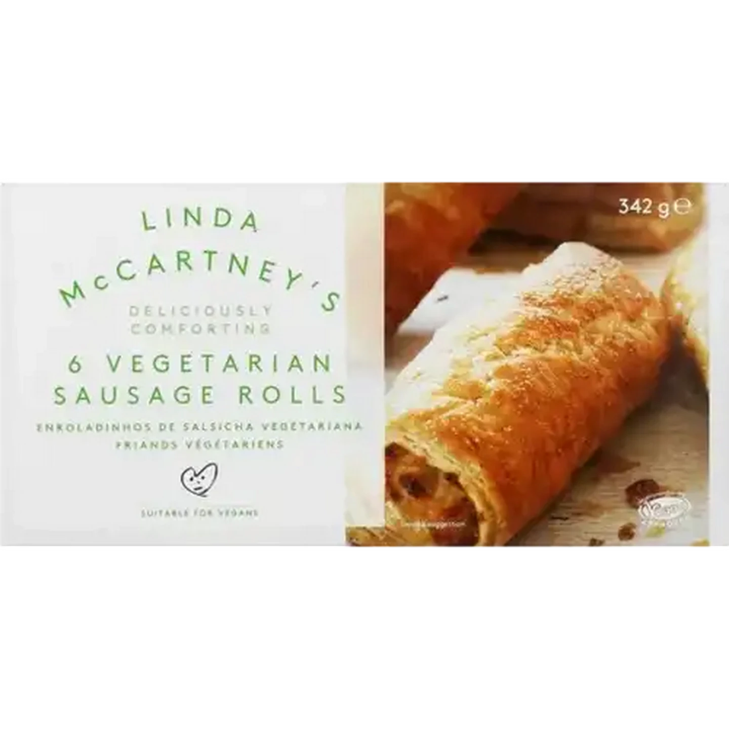 Image of Linda McCartney's Vegetarian Sausage Rolls 342g