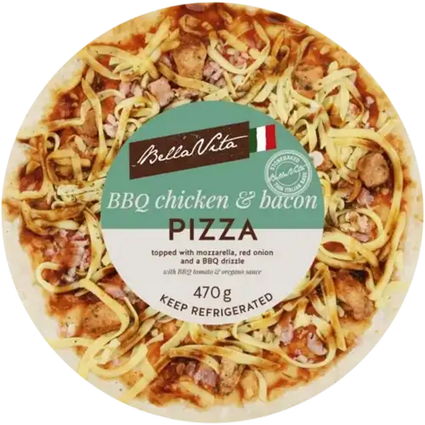 Checkers Sixty60 | Bella Vita BBQ Chicken & Bacon Pizza 470g