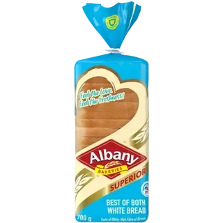 Checkers Sixty60 | Albany Superior Sliced White Bread Loaf 700g