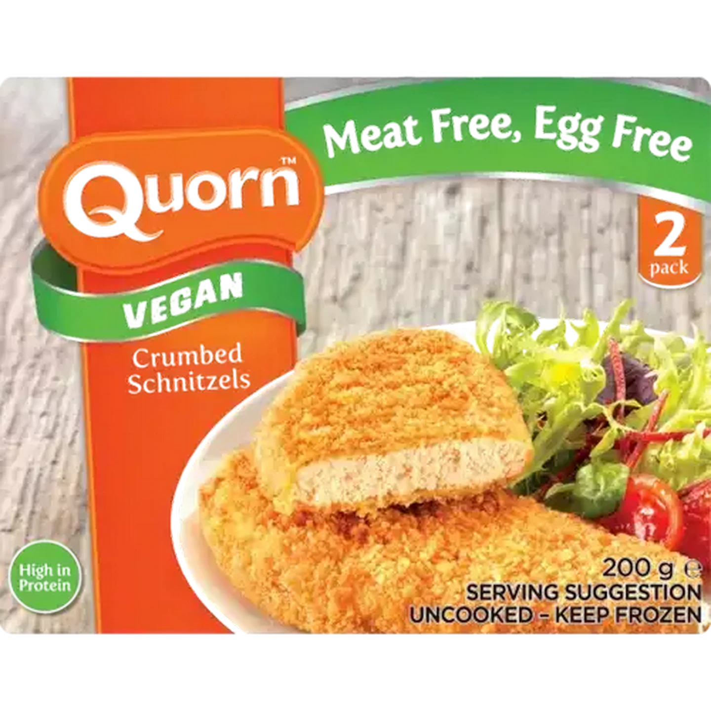 Image of Quorn Crumbed Vegan Schnitzels 200g