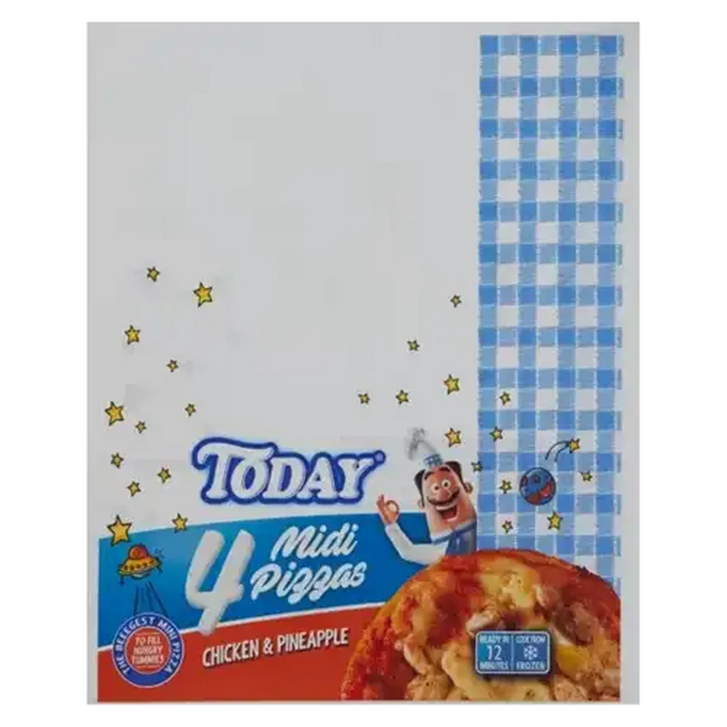 Image of Today Frozen Chicken & Pineapple Midi Pizzas 400g