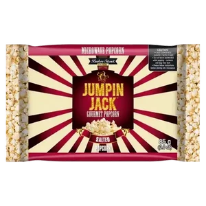 ポップコーン Checkers Sixty60 | Jumpin Jack Salted Gourmet Microwave Popcorn 85g