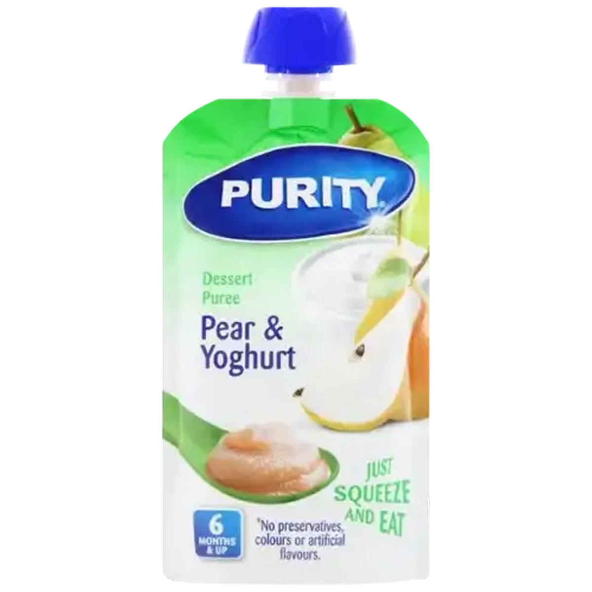 Checkers Sixty60 | PURITY Pear & Yoghurt Fruit Puree 6 Months+ 110ml