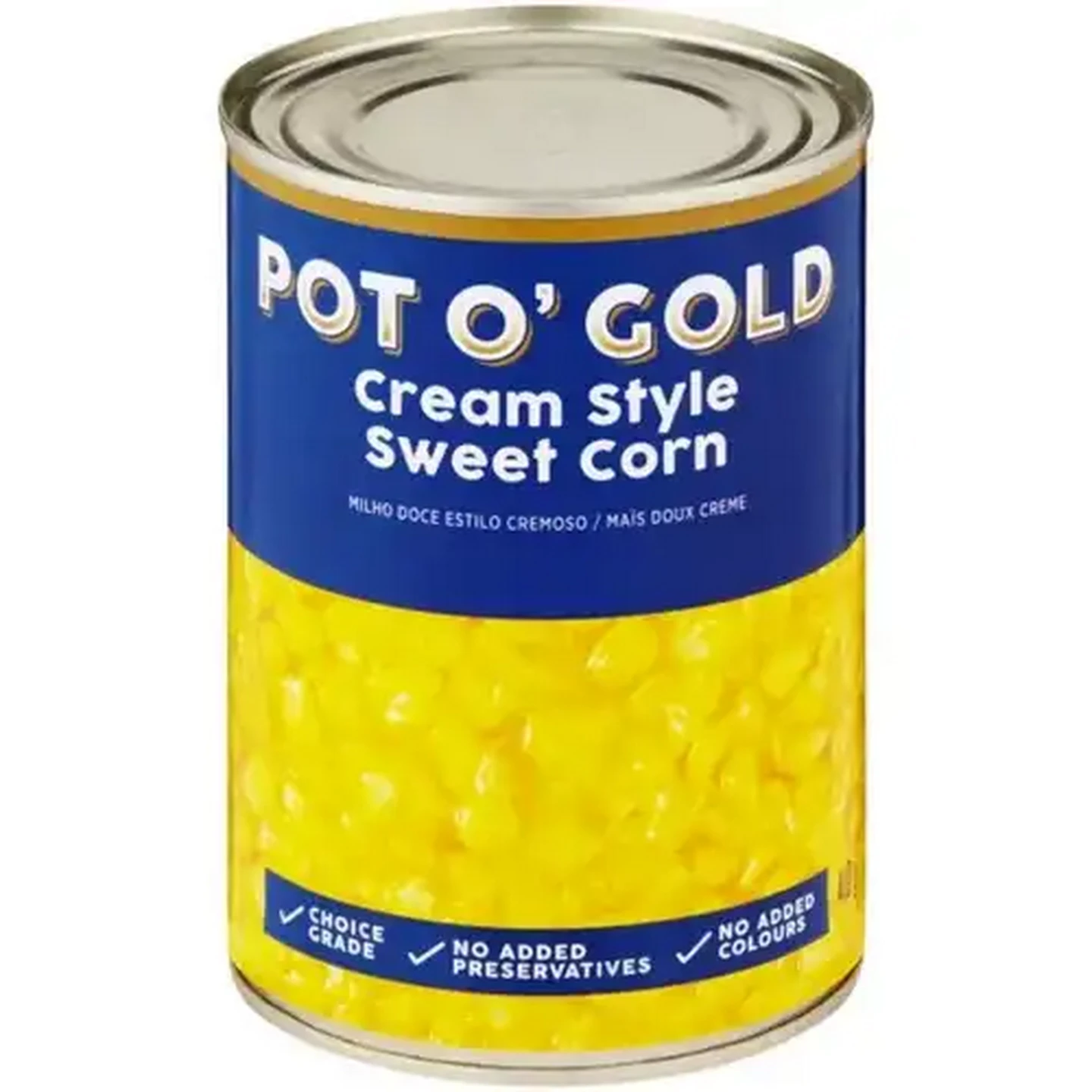 ハニー　YELLOW CORN Checkers Sixty60 | Pot O' Gold Cream Style Sweet Corn 410g