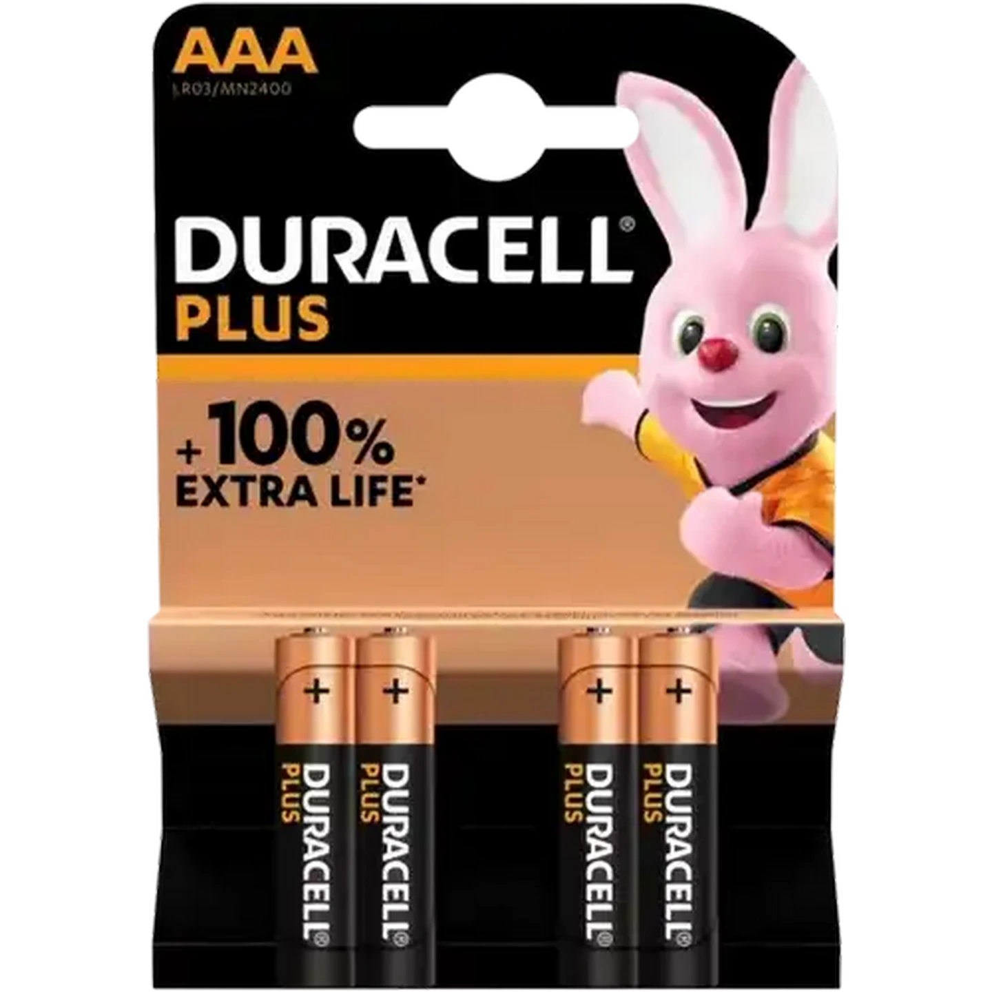 Image of Duracell Plus AAA Alkaline Batteries 4-Pack