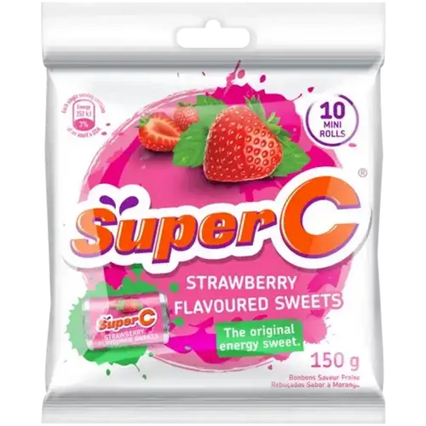 Checkers Sixty60 | Super C Strawberry Flavoured Sweets Mini Rolls 150g