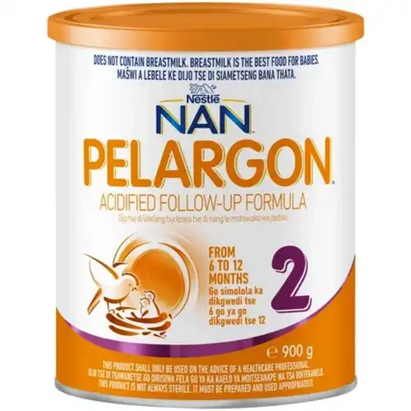 Image of NAN Pelargon Stage 2 6-12 Months Acidified Follow-Up Formula 900g