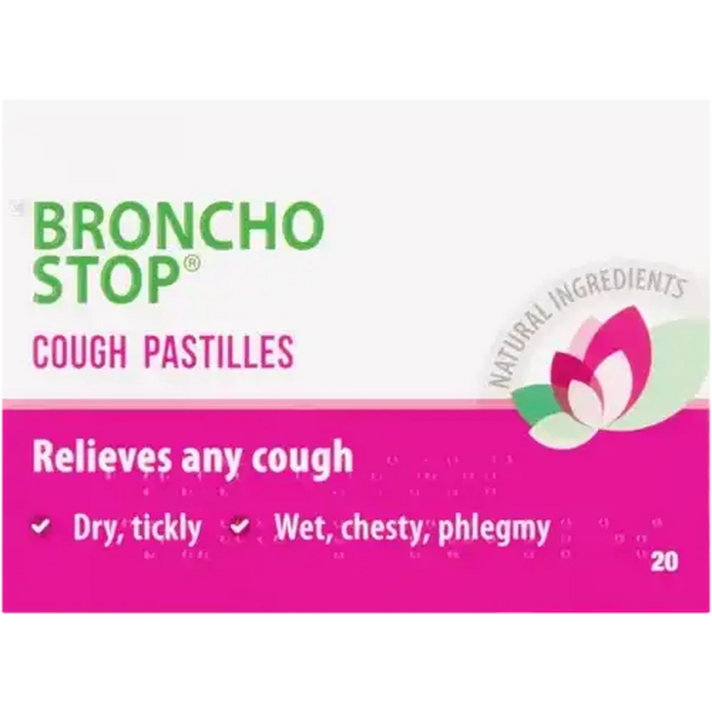 Image of Bronchostop Cough Pastilles 20 Pack