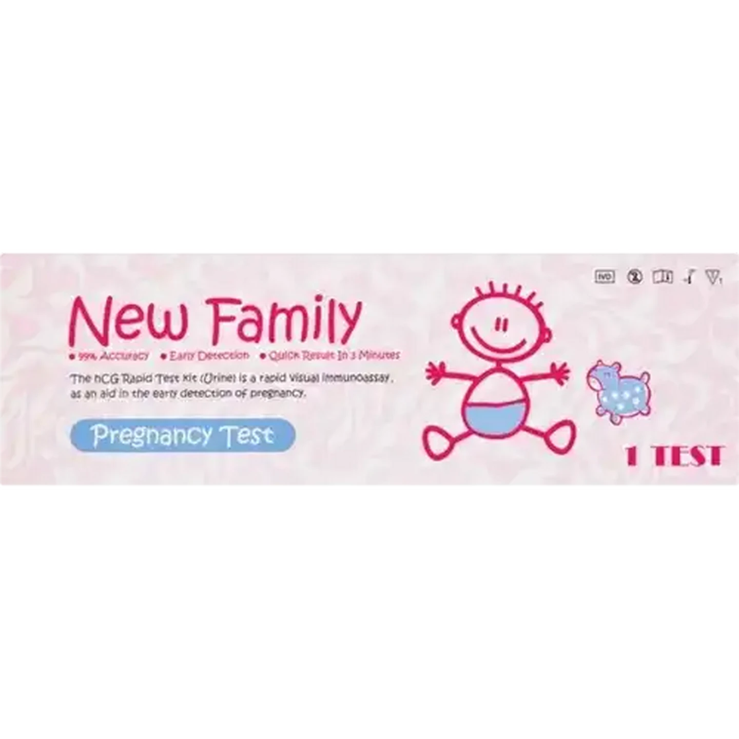 Image of New Family Pregnancy Test Single