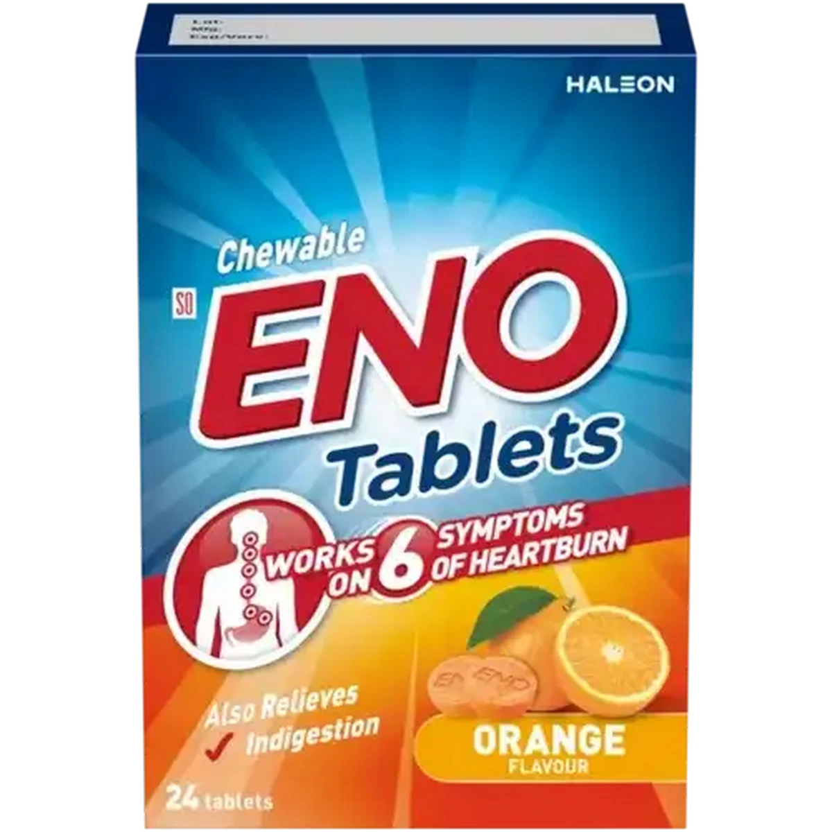 Checkers Sixty60 | ENO Orange Flavour Chewable Tablets 24 Pack