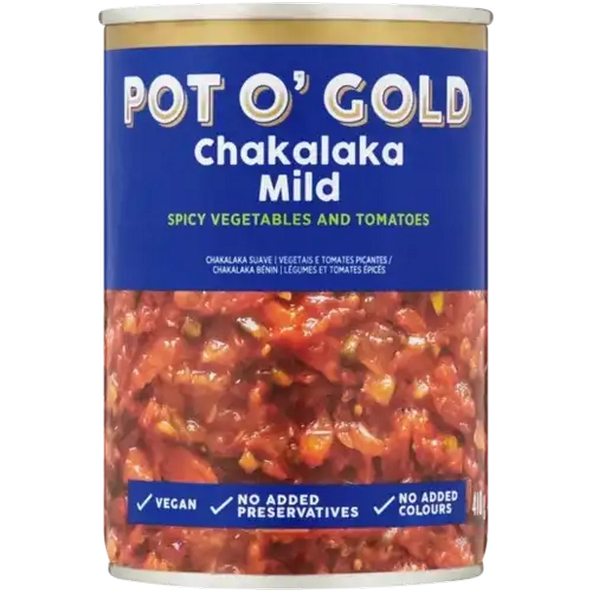 Checkers Sixty60 | Pot O' Gold Mild Chakalaka 410g