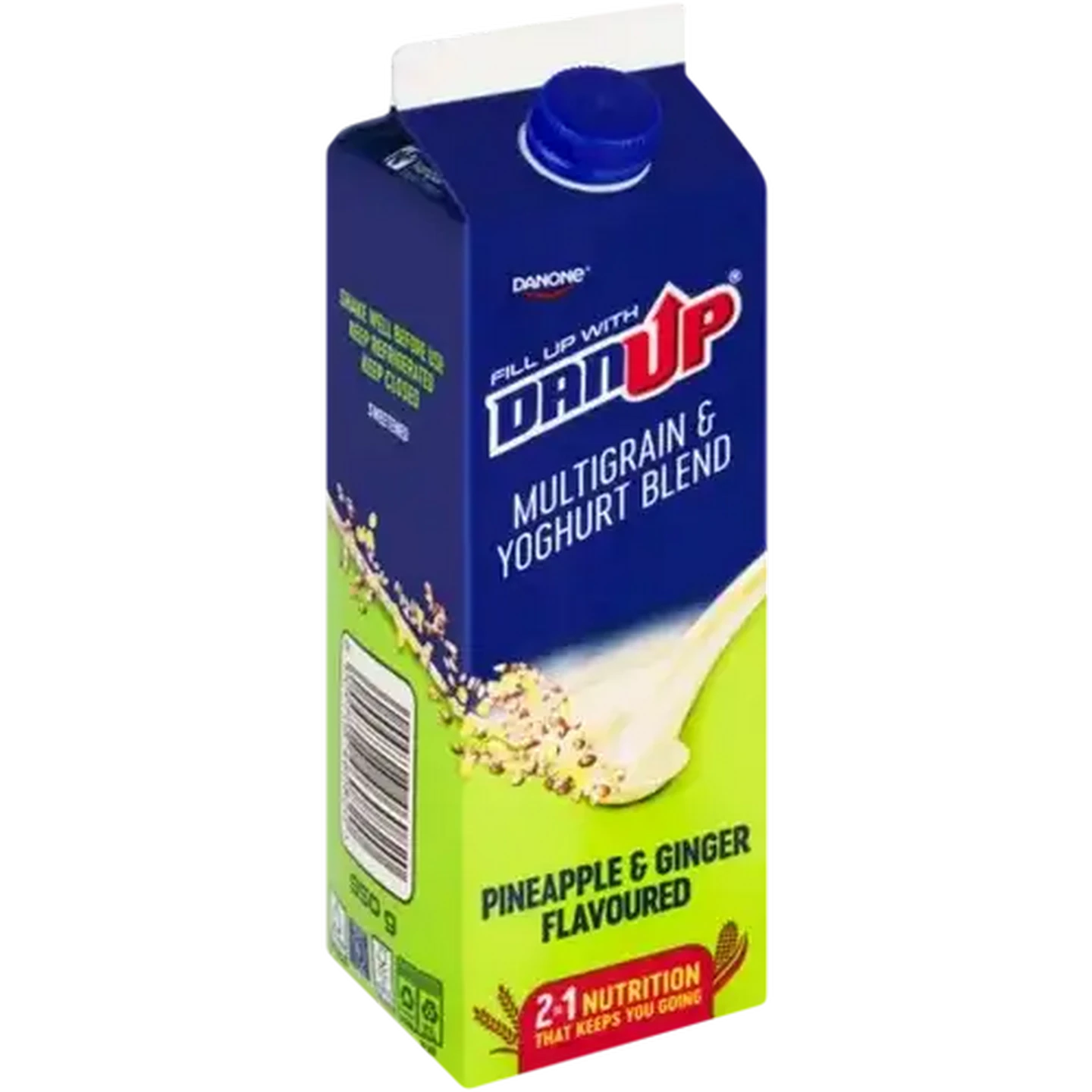 Image of Danone DanUp Pineapple & Ginger Flavoured Multigrain & Yoghurt Blend 950g