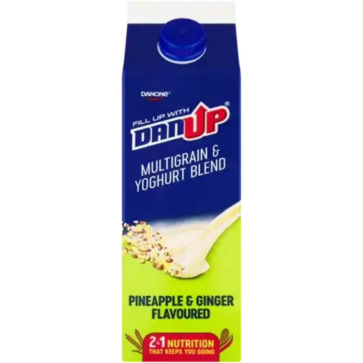 Image of Danone DanUp Pineapple & Ginger Flavoured Multigrain & Yoghurt Blend 950g