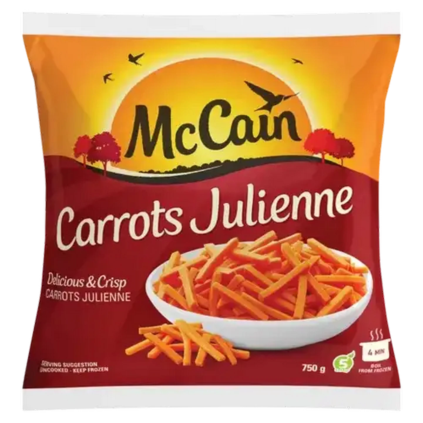 Image of McCain Frozen Carrots Julienne 750g