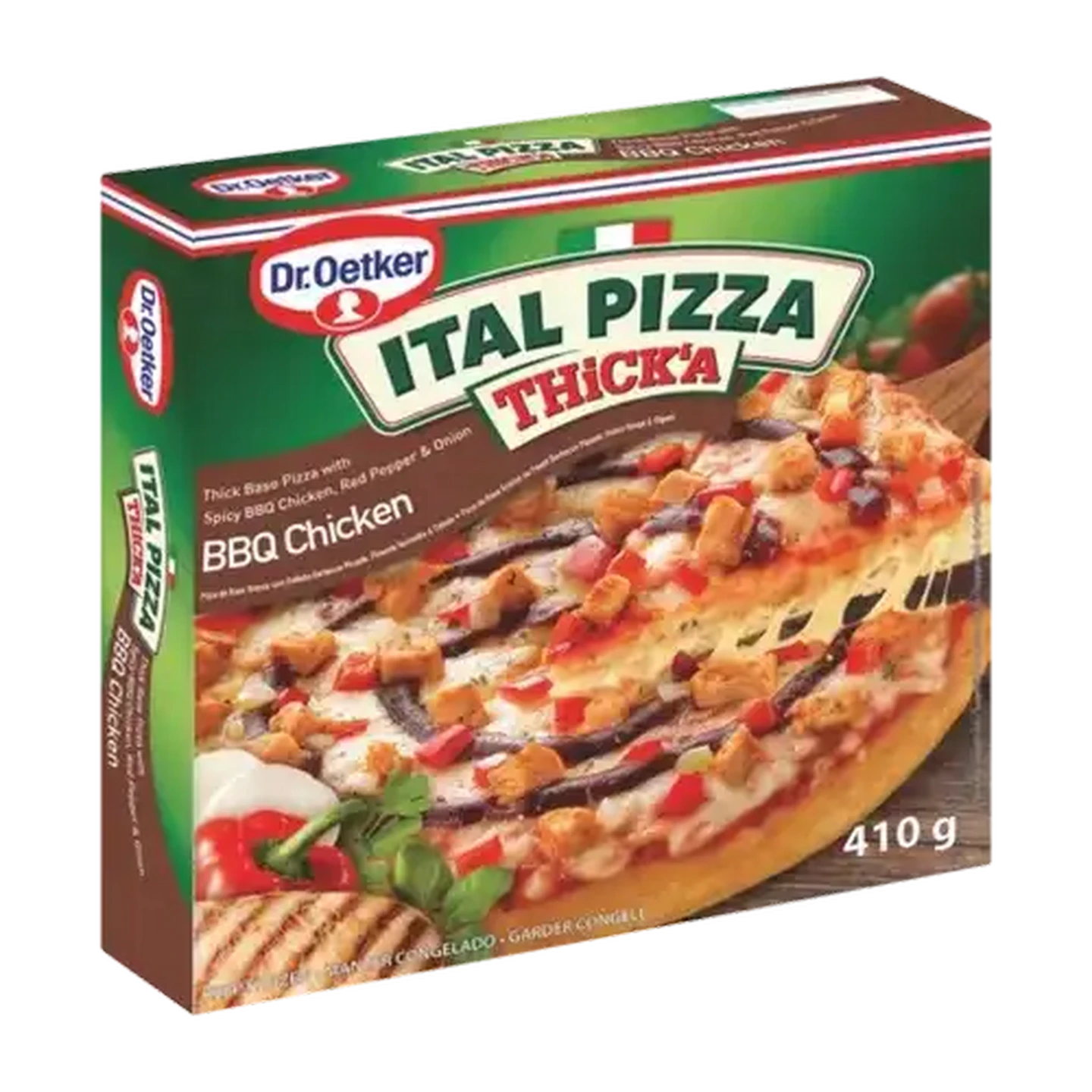 Image of Dr. Oetker Frozen Ital Pizza BBQ Chicken Thick'a Pizza 410g
