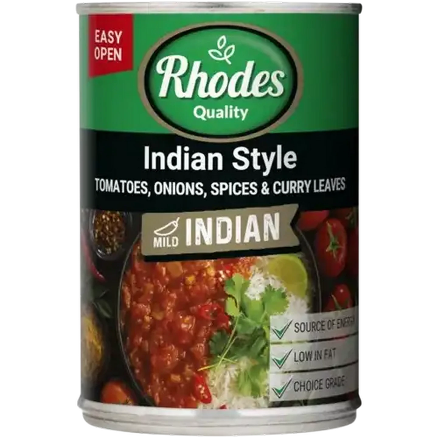 Checkers Sixty60 | Rhodes Quality Mild Indian Style Tomatoes 410g