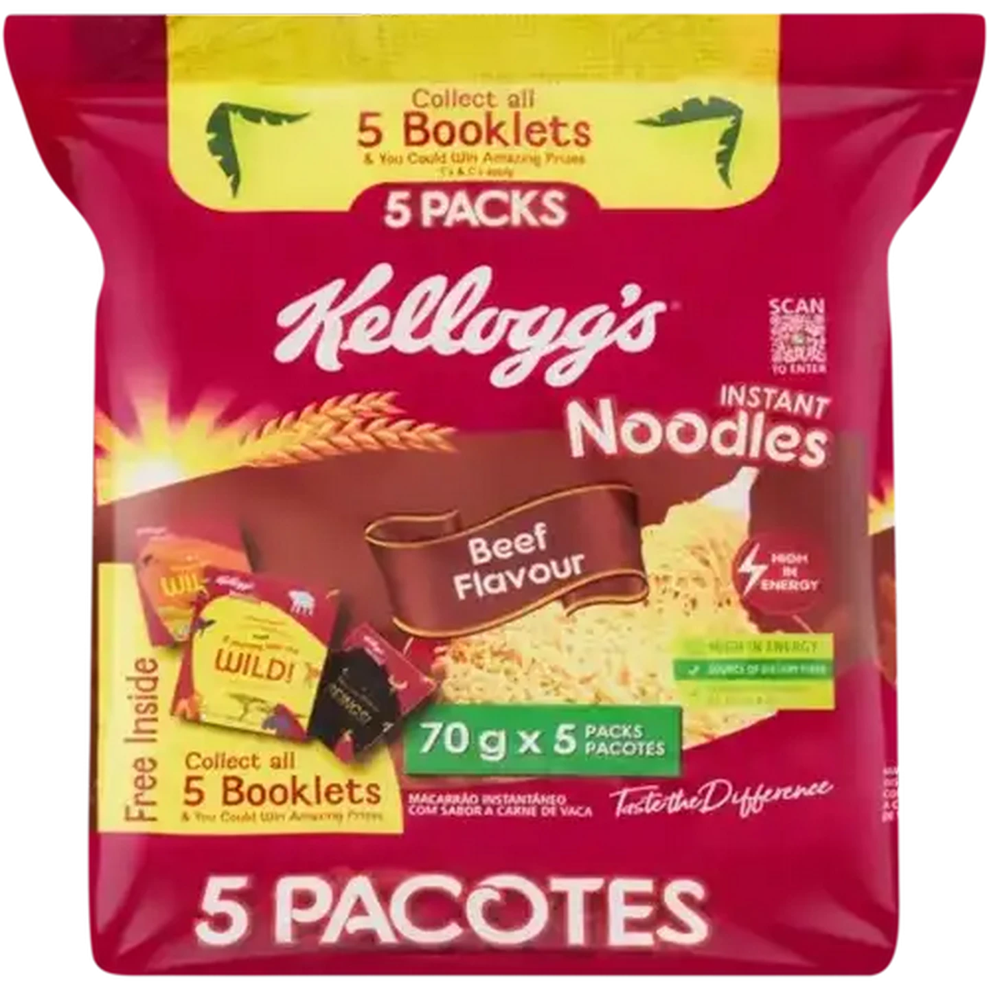 Checkers Sixty60 | Kellogg's Beef Flavour Instant Noodles 5 x 70g