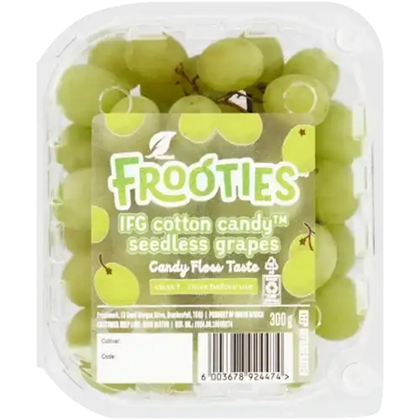 Checkers Sixty60 | Frooties™ Cotton Candy Seedless Grapes 300g