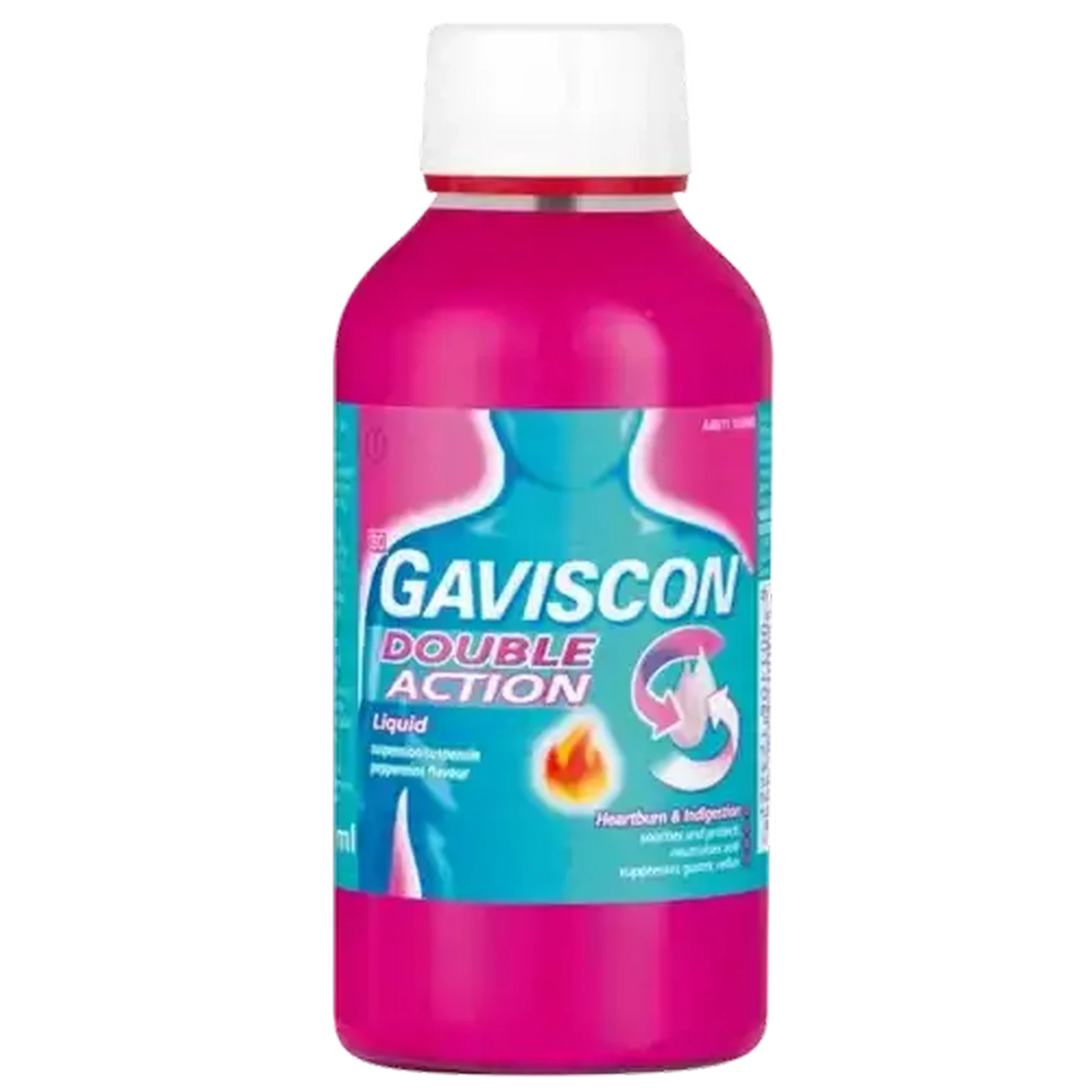 Image of Gaviscon Double-Action Peppermint Liquid Anti-Acid 300ml