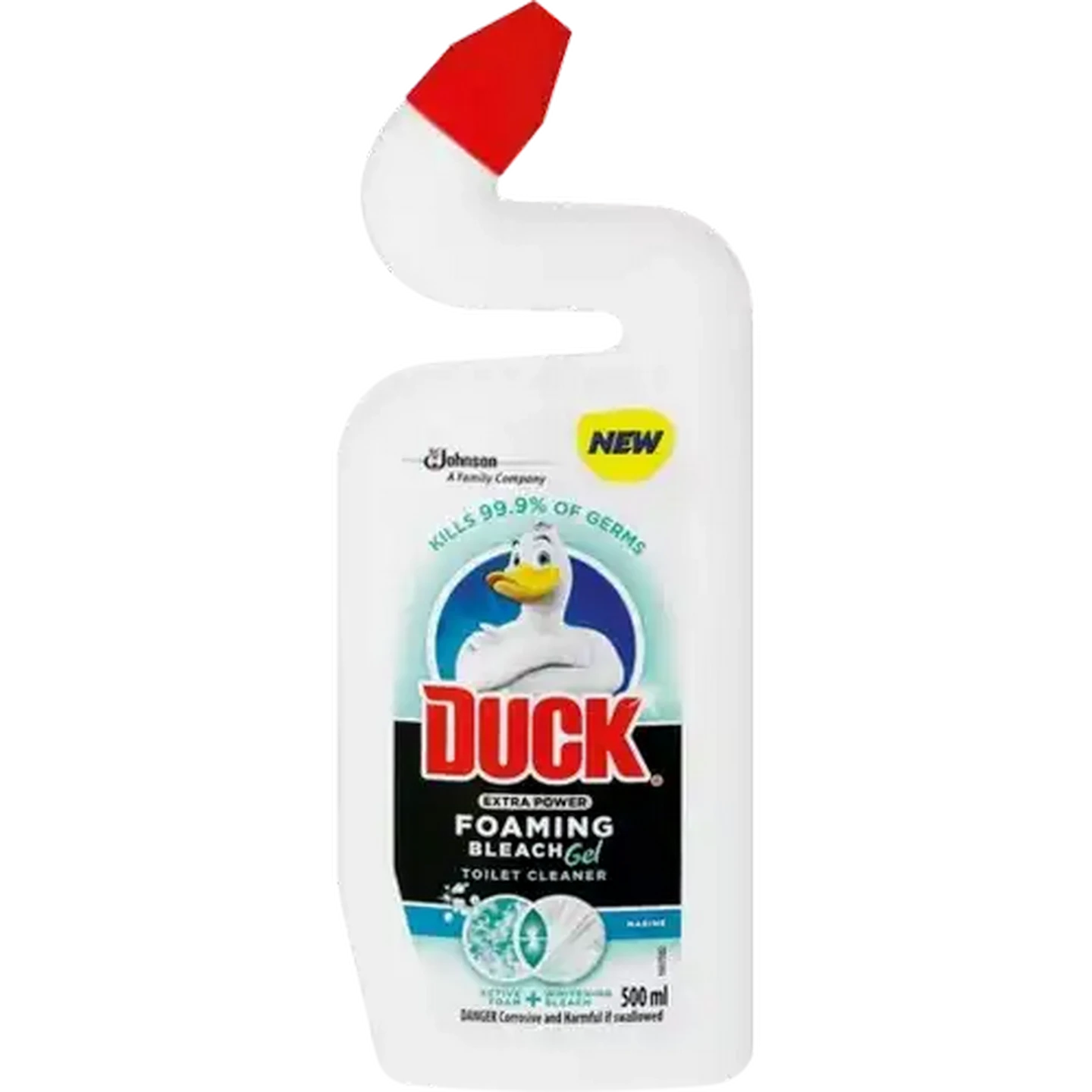 Image of Duck Foaming Bleach Toilet Cleaner 500ml