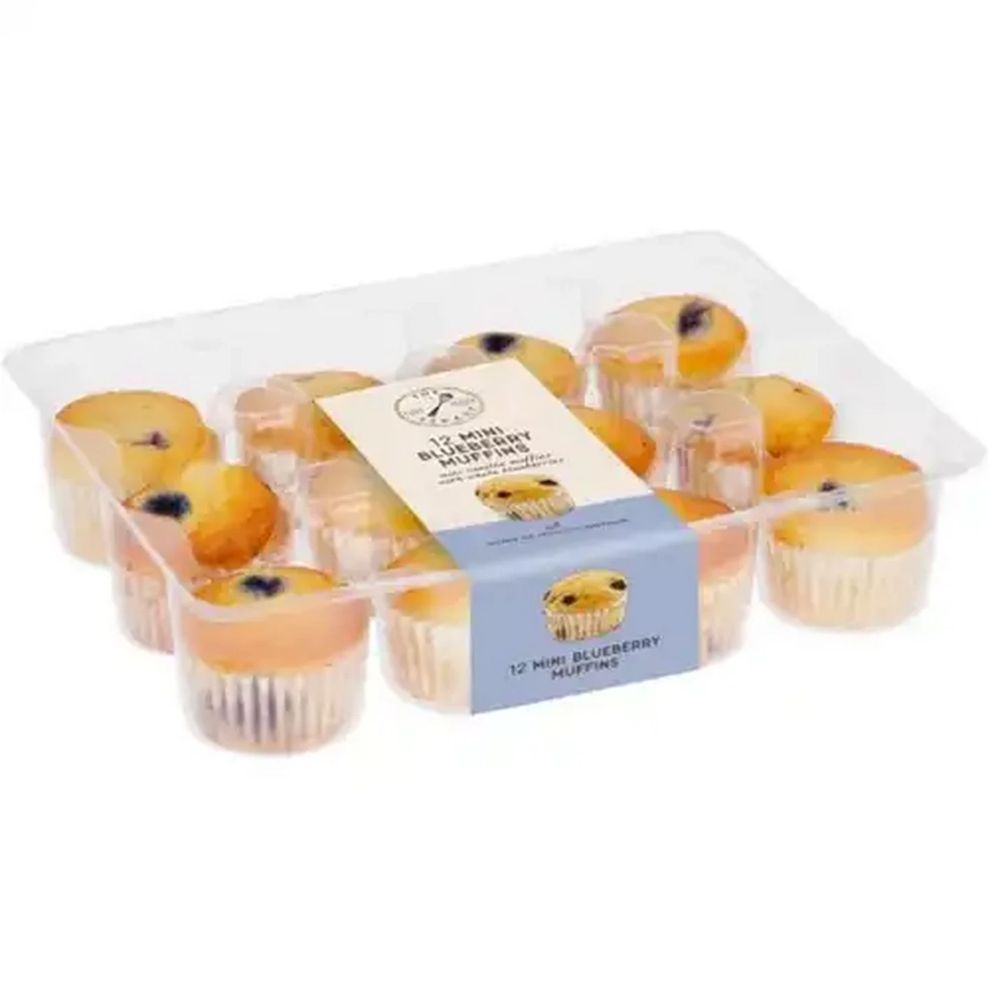 Image of The Bakery Mini Blueberry Muffins 12 Pack