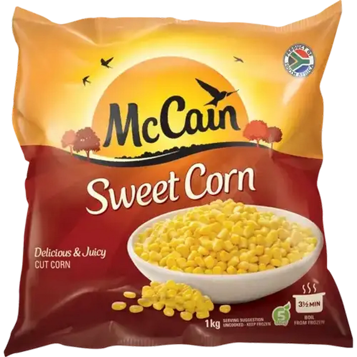 Image of McCain Frozen Plain Sweet Corn 1kg