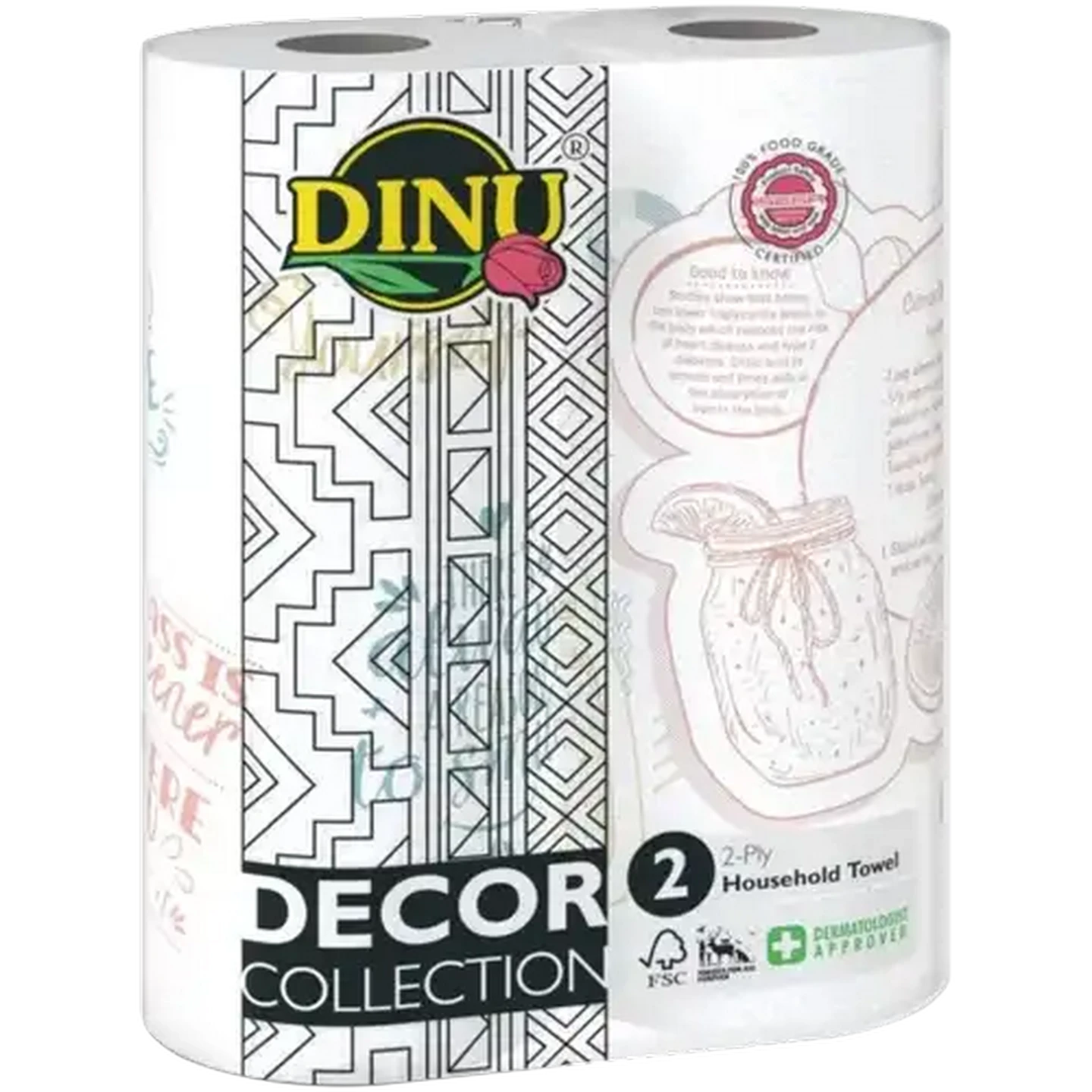 Checkers Sixty60 | Dinu Decor Collection 2-Ply Household Towel 2-Pack