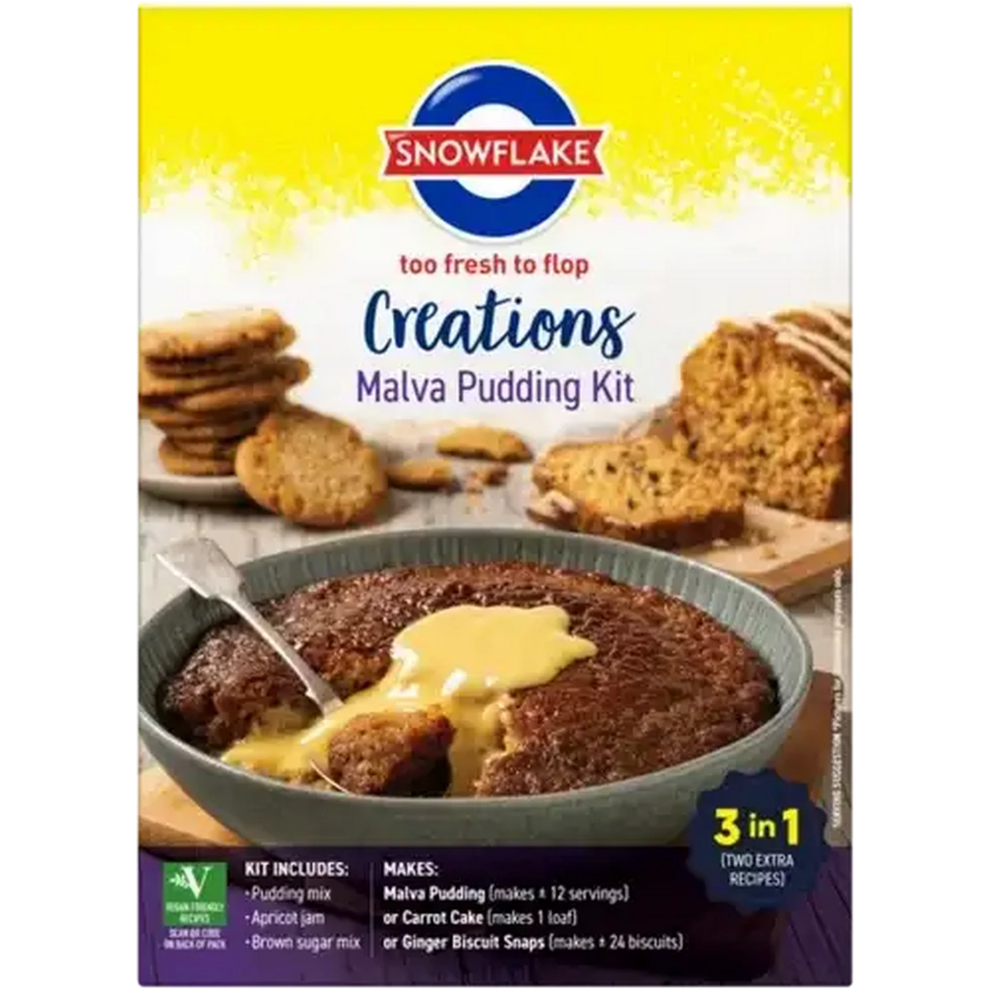 sirobari Moist Patch 16セット Checkers Sixty60 | Snowflake Creations Malva Pudding Kit 400g