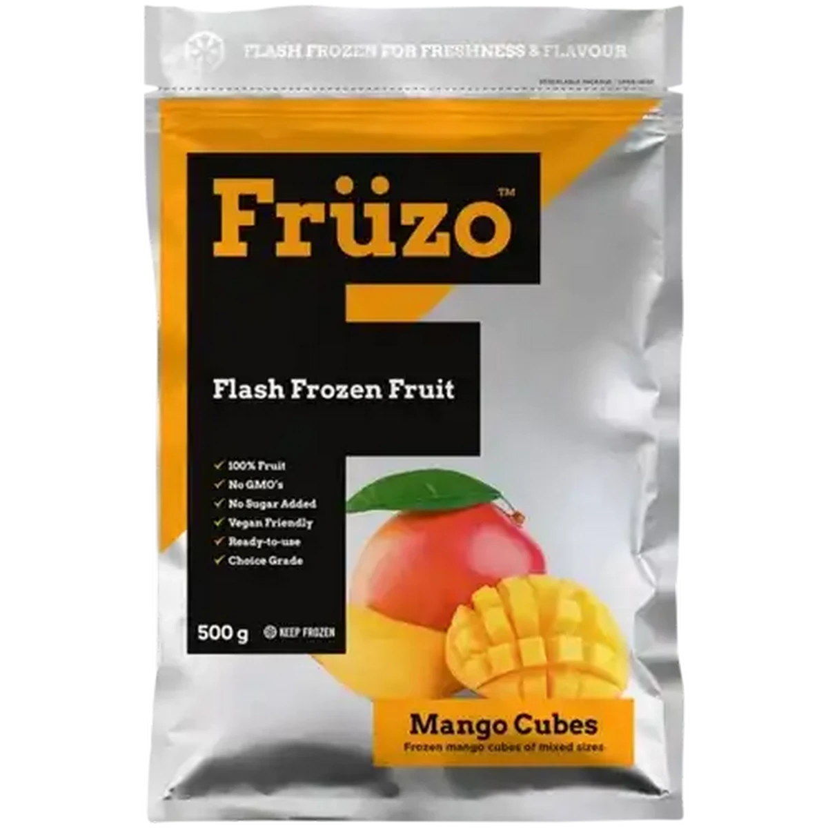 マンゴー‼️ Checkers Sixty60 | Früzo Flash Frozen Mango Cubes Pack 500g