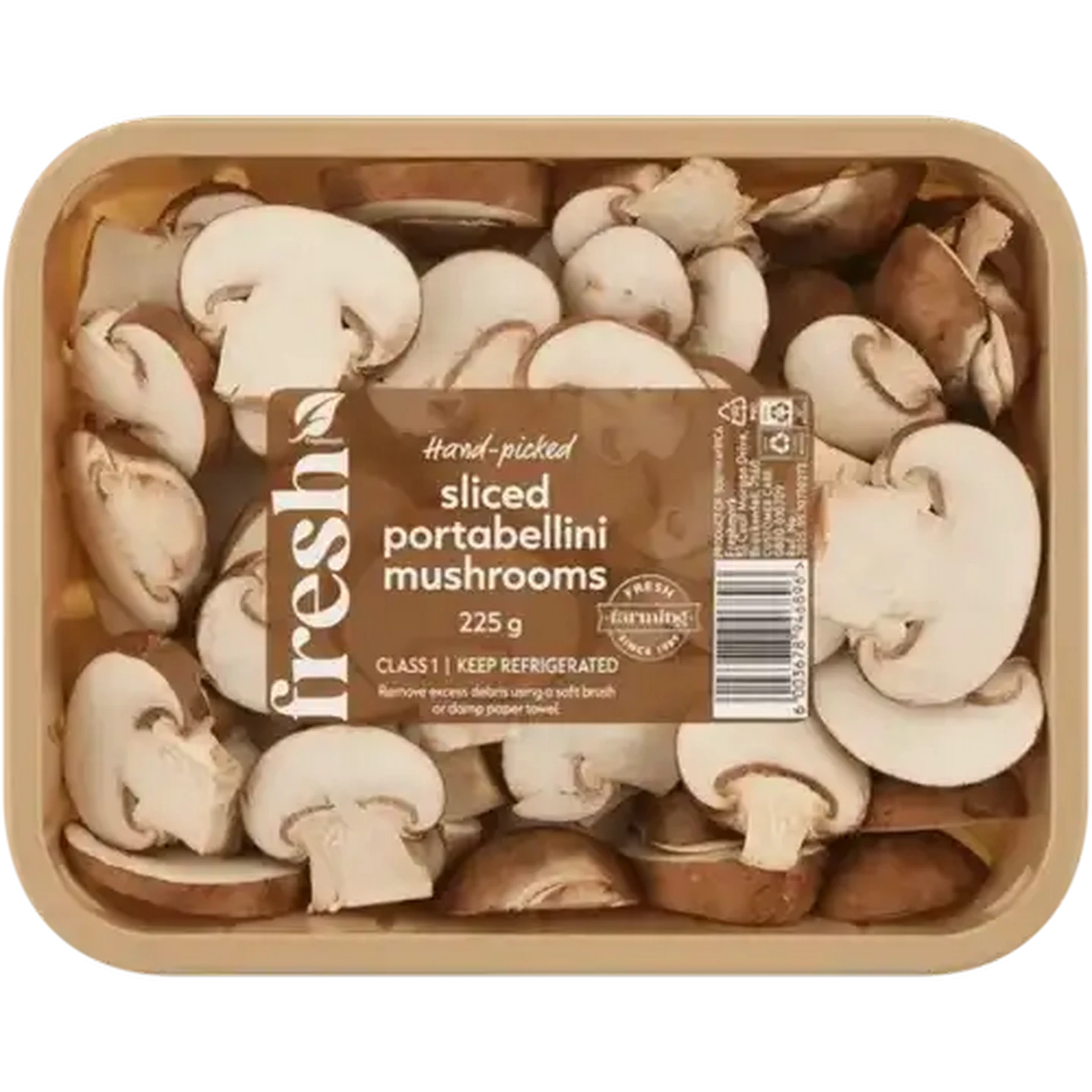 mushroom　0324 Checkers Sixty60 | Sliced Portabellini Mushrooms 225g