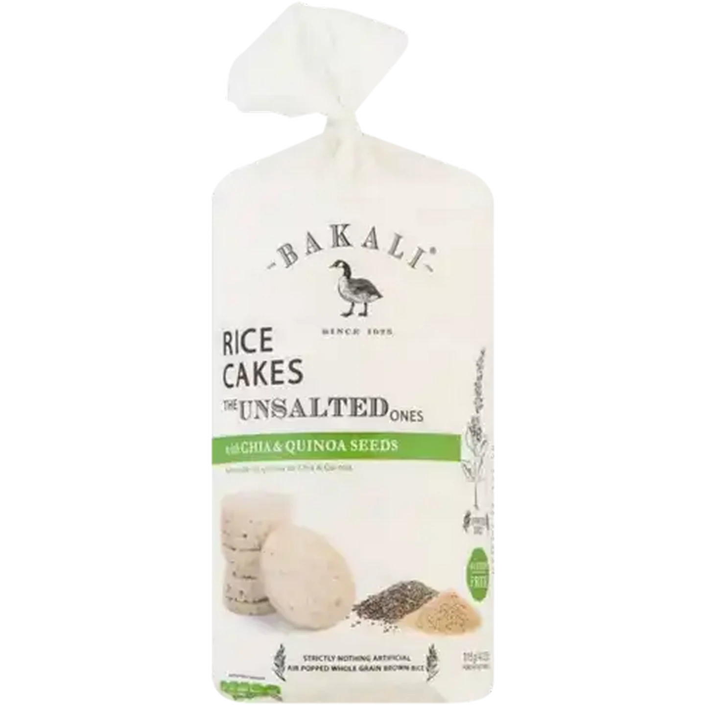 Image of Bakali Unsalted Rice Cakes 115g