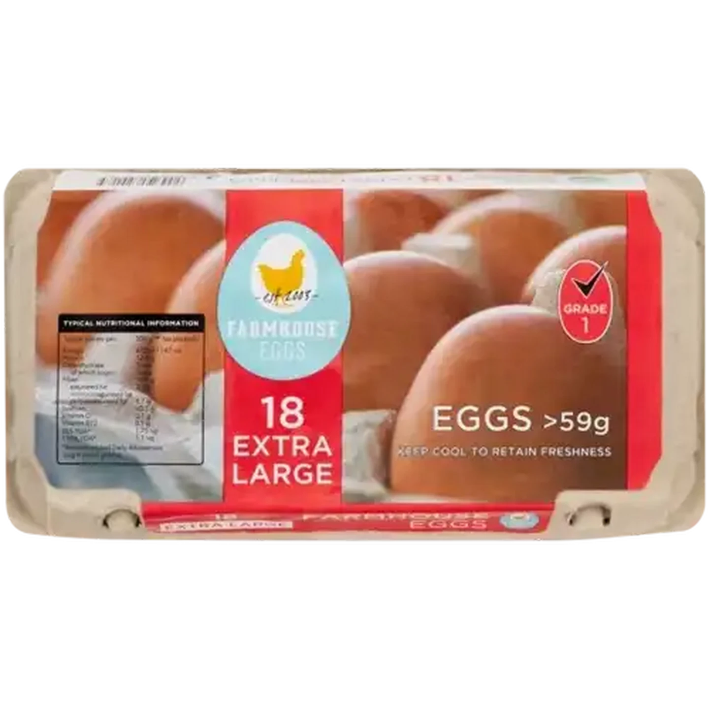 Checkers Sixty60 | Farmhouse Eggs Extra Large Eggs 18 Pack