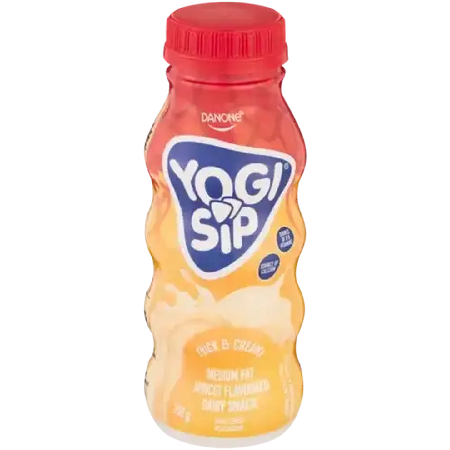 Image of Danone Yogi Sip Apricot Dairy Snack 250g