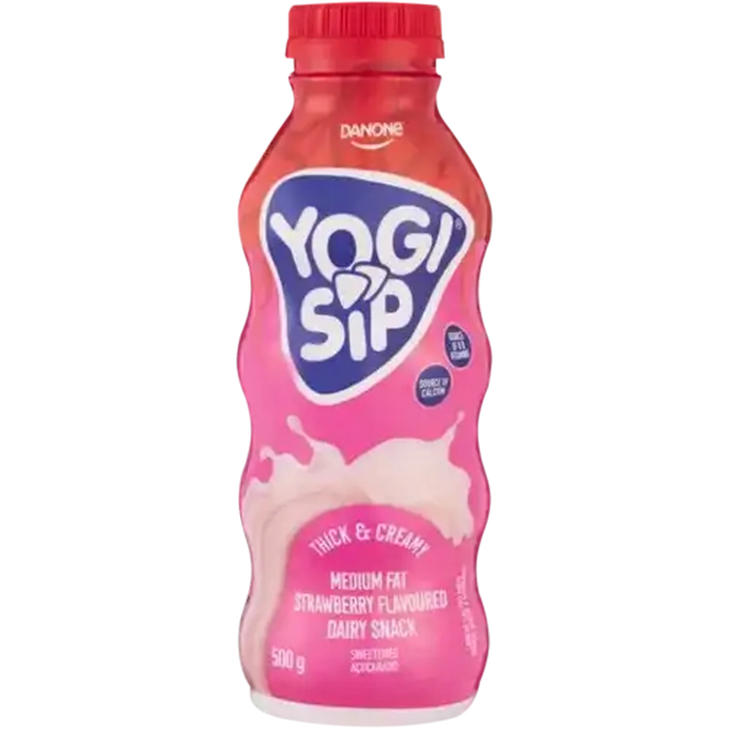Image of Danone Yogi Sip Strawberry Dairy Snack 500g
