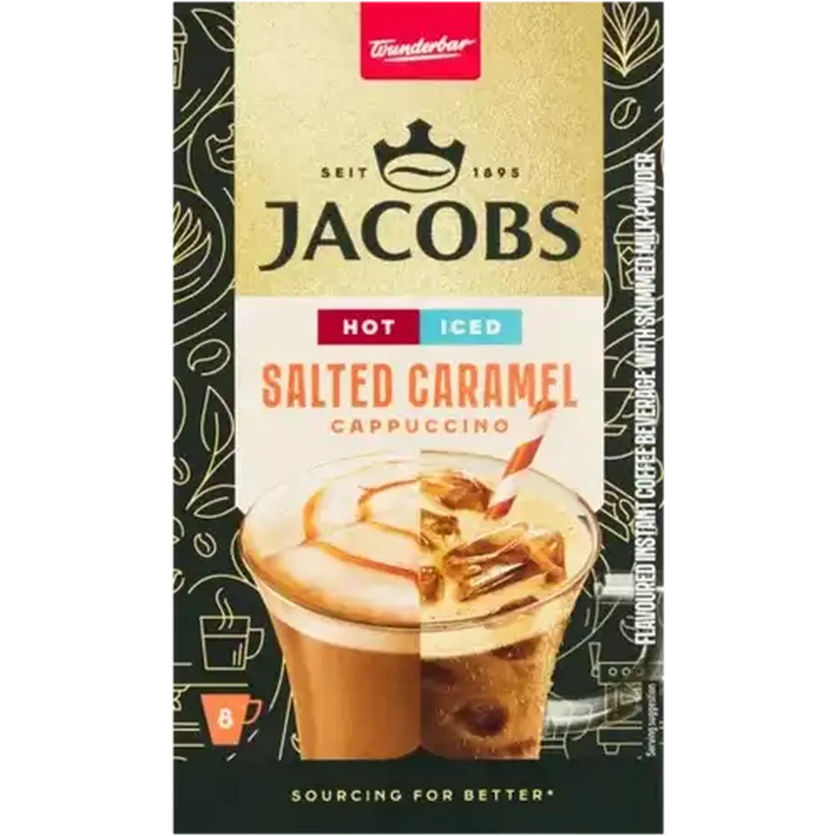 Checkers Sixty60 | Jacobs Salted Caramel Instant Cappuccino 8 x 20.3g