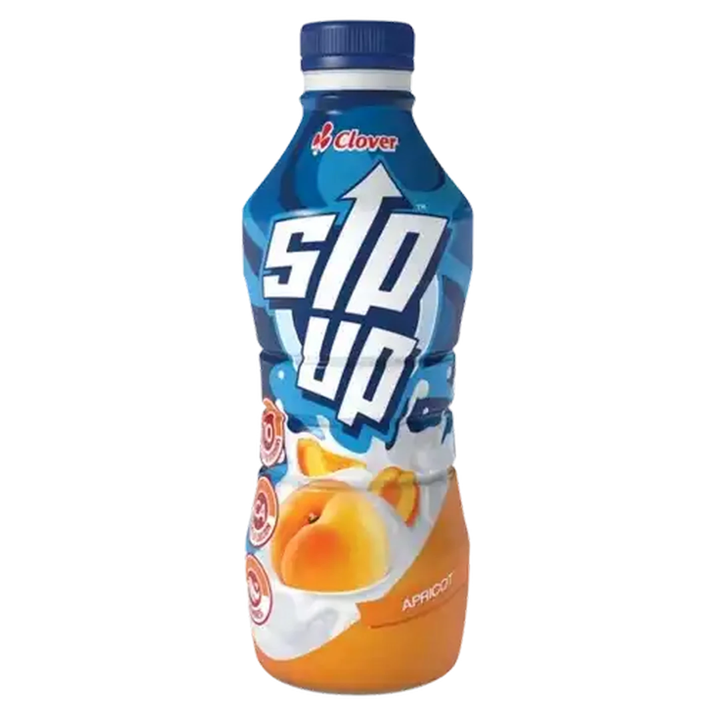 Image of Clover Sip Up Low Fat Apricot Flavoured Yoghurt Based Dairy Snack Drink 850g