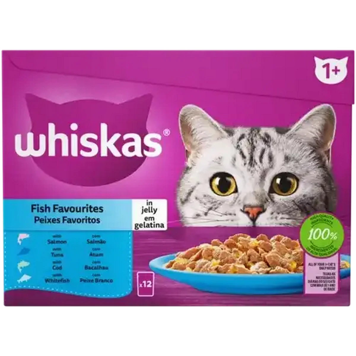 Checkers Sixty60 | Whiskas Fish Selection In Jelly 12 x 85g