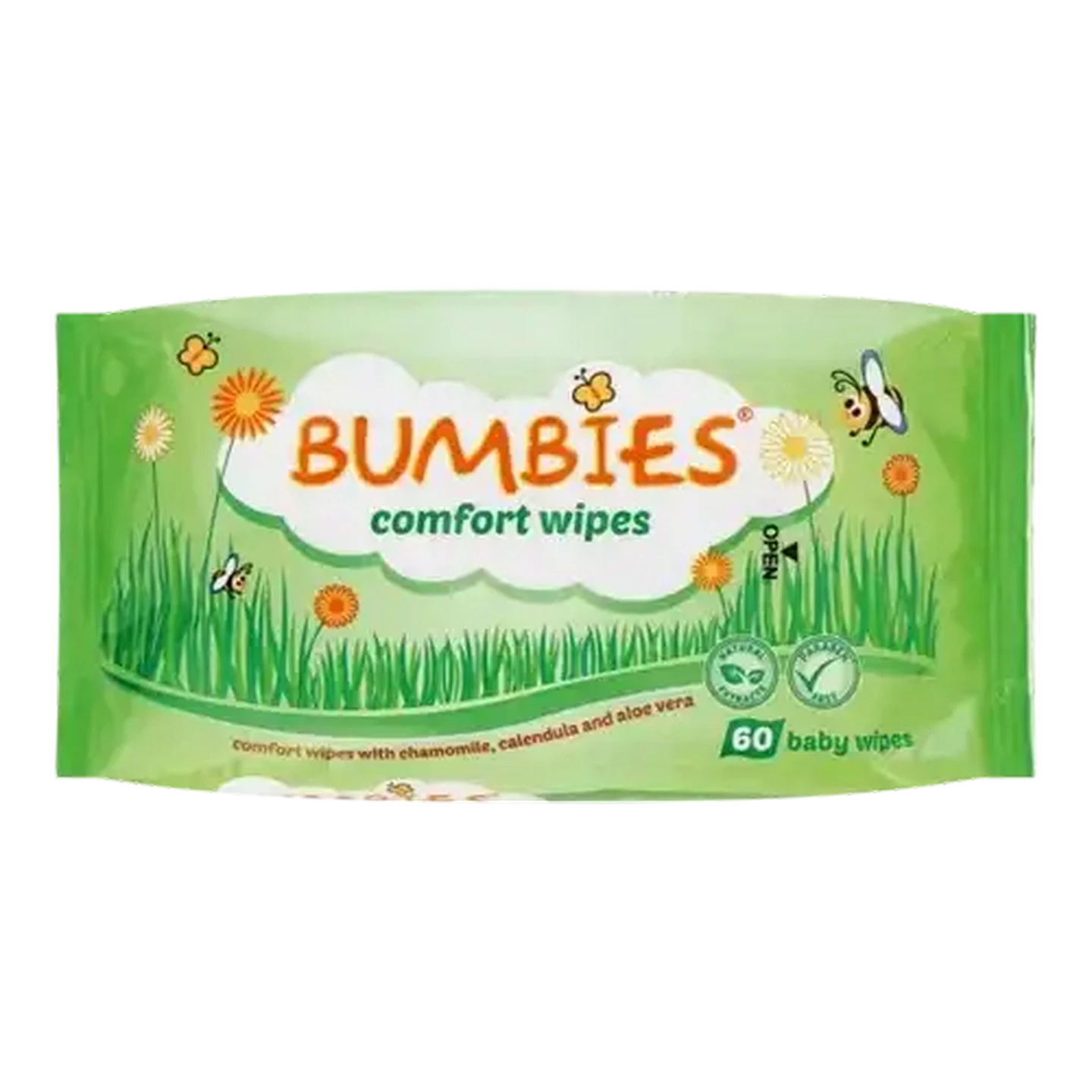 Image of Bumbies Baby Wipes 60 Pack